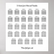 Stijlvolle 29 Tafel Trouwstoelindeling Poster