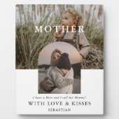 Stijlvolle 2-fotoMOEDER Fotoplaat (Voorkant)