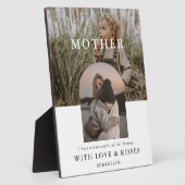 Stijlvolle 2-fotoMOEDER Fotoplaat (Zijkant)