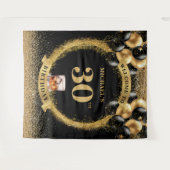 Stijlvolle 30e Man verjaardag Whiskey Banner Wandkleed (Voorkant (horizontaal))