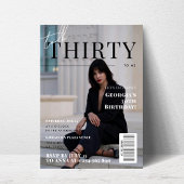 Stijlvolle 30e verjaardag Custom Photo Magazine Ho Kaart