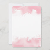 STIJLVOLLE 30E VERJAARDAG UITNODIGEN waterverf blu Kaart (Achterkant)