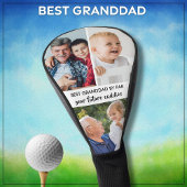 Stijlvolle 3 foto Beste Grandad door Par Golfheadcover