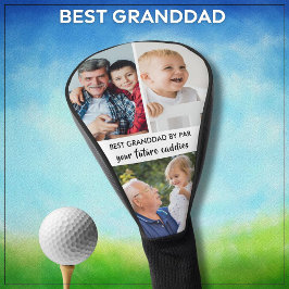 Stijlvolle 3 foto Beste Grandad door Par Golfheadcover