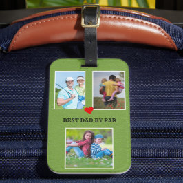 Stijlvolle 3 foto beste papa door par bagagelabel