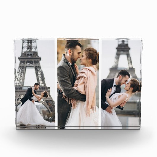 Stijlvolle 3 fotogalerie fotoblokken (Voorkant)