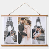 Stijlvolle 3 fotogalerie hangend wandkleed (Voorkant)