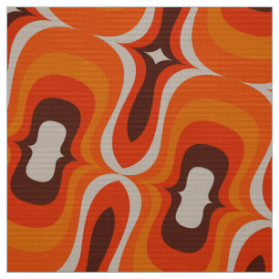 Stijlvolle 50s.60s.70s retro mod patroonstof stof