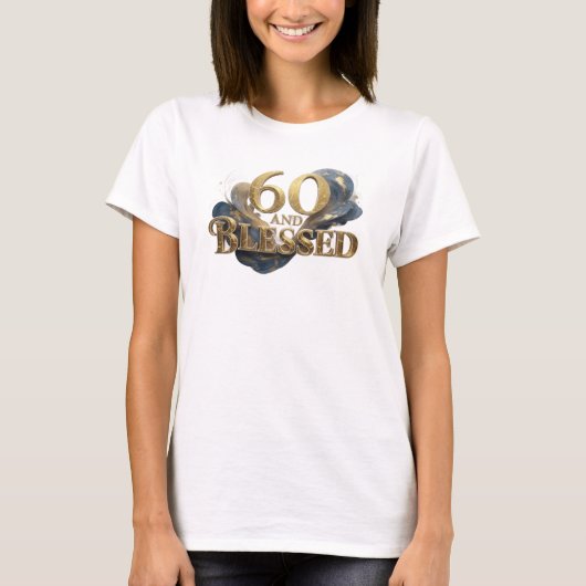 Stijlvolle 60 EN GESEGEND Creatieve Print T-shirt (Voorkant)