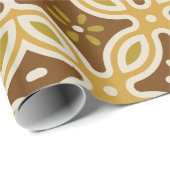 Stijlvolle 60s 70s  cadeau cadeaupapier (Rol Hoek)