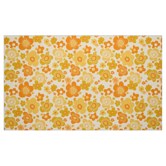 stijlvolle 60s 70s retro mod fabric stof (Fat Quarter)