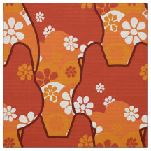stijlvolle 70s retro mod fabric - Kat kitten Fabri