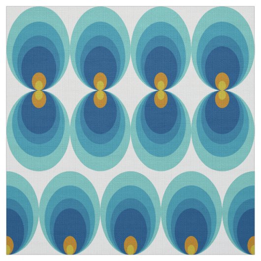 stijlvolle 70s retro mod fabric stof (Swatch)