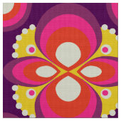 stijlvolle 70s retro mod fabric stof (Close Up)