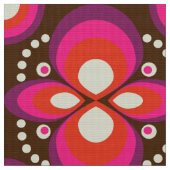 stijlvolle 70s retro mod fabric stof (Close Up)