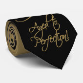 Stijlvolle 75e verjaardag stropdas (Opgerold)