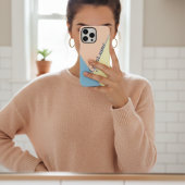 Stijlvolle 80s  kleurenblok Aangepaste naam Case-Mate iPhone Case