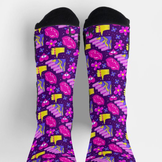 Stijlvolle 90s sockets, Y2K Retrostijl Sokken (Top)