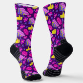 Stijlvolle 90s sockets, Y2K Retrostijl Sokken (Gebogen)