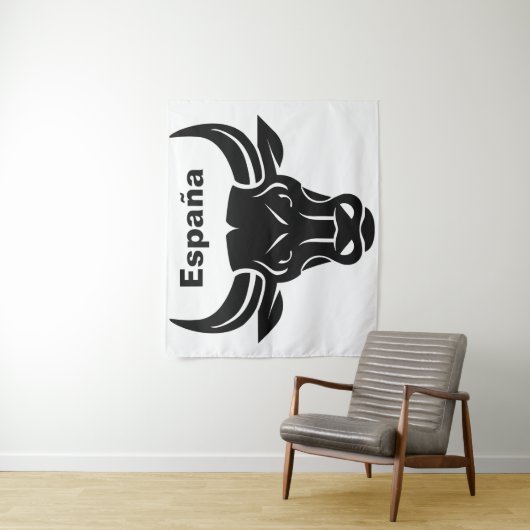 Stijlvolle aangepaste bulktekst tapestry wandkleed (In situ)