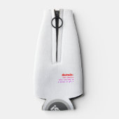 Stijlvolle aangepaste fles koeler TCS-Edition (Achterkant)