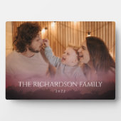 Stijlvolle aangepaste foto Bourgogne Fotoplaat (voorkant)