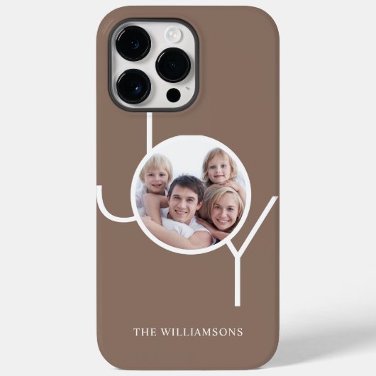 Stijlvolle, aangepaste foto bruin Case-Mate iPhone case (Achterkant)