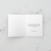 Stijlvolle aangepaste foto Hartelijk dank Bedankkaart (Binnen)