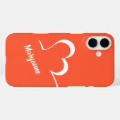 Stijlvolle aangepaste hartennaam en telefoonkwesti Case-Mate iPhone case (Achterkant (horizontaal))