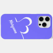 Stijlvolle aangepaste hartennaam en telefoonkwesti Case-Mate iPhone case (Achterkant (horizontaal))
