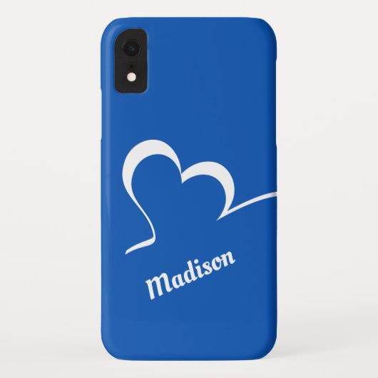 Stijlvolle aangepaste hartennaam en telefoonkwesti Case-Mate iPhone case (Achterkant)