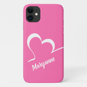 Stijlvolle aangepaste hartennaam en telefoonkwesti Case-Mate iPhone case