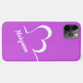 Stijlvolle aangepaste hartennaam en telefoonkwesti Case-Mate iPhone case (Achterkant (horizontaal))