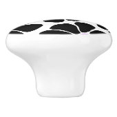 "Stijlvolle aangepaste keramische lade trekken" Keramische Knop (Zijkant)