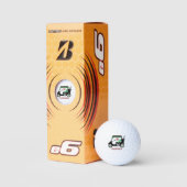 Stijlvolle aangepaste monogram voor Golf Cart Golfballen (Verpakking)