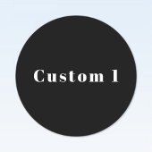 Stijlvolle aangepaste naam of andere tekst | Zwart Labels