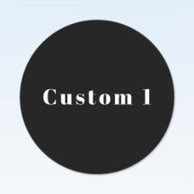 Stijlvolle aangepaste naam of andere tekst | Zwart