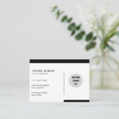 STIJLVOLLE, AANGEPASTE VISSERIJKAART VISITEKAARTJE (Staand voorkant)