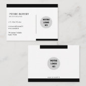 STIJLVOLLE, AANGEPASTE VISSERIJKAART VISITEKAARTJE (Voorkant / Achterkant)