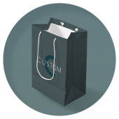 Stijlvolle Aanpasbare Monogram Sjabloon Medium Cadeauzakje