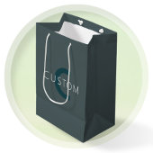 Stijlvolle Aanpasbare Monogram Sjabloon Medium Cadeauzakje