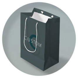Stijlvolle Aanpasbare Monogram Sjabloon Medium Cadeauzakje