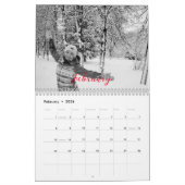 Stijlvolle, aanpasbare retro fotokalender. kalender (Feb 2026)