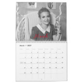 Stijlvolle, aanpasbare retro fotokalender. kalender (Mar 2027)