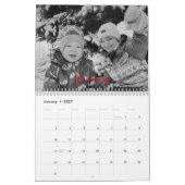 Stijlvolle, aanpasbare retro fotokalender. kalender (Jan 2027)