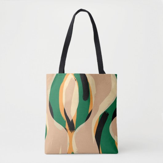 Stijlvolle Abstracte Art Canvas tas (Voorkant)