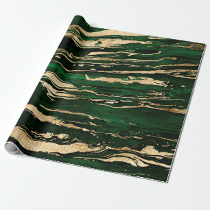 Stijlvolle, Abstracte gekleurde verf Cadeaupapier