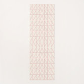 Stijlvolle Abstracte geometrische lijnkunst in Blu Yogamat (Voorkant)