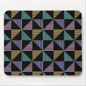 Stijlvolle Abstracte Geometrische Print – Modern e Muismat (Voorkant)