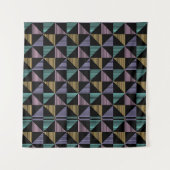 Stijlvolle Abstracte Geometrische Print – Moderne Wandkleed (Voorkant (horizontaal))